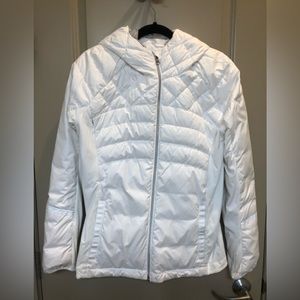 Lululemon white goose down puffer jacket